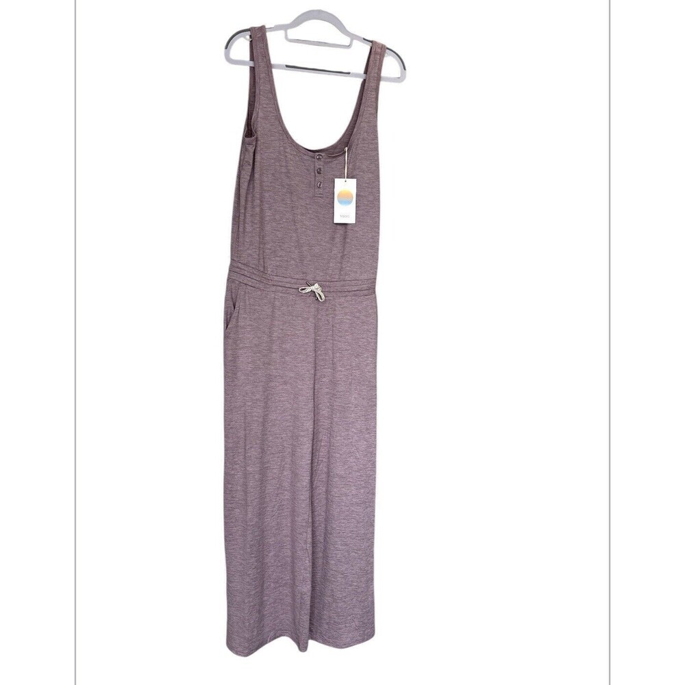Vuori Women's Falls Jumpsuit Color Rosemary Heather Size Small New w/tag